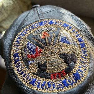 Vintage leather cap